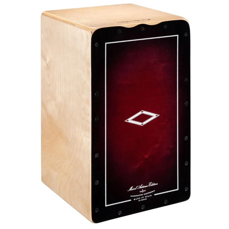 meinl-aetlrf-artisan-tango-red-fade-cajon