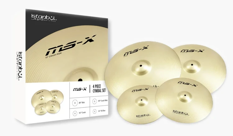 ISTANBUL AGOP MS-X 4-Piece Cymbal Set 14 16 18 20